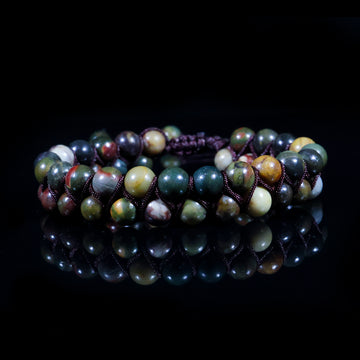 Verdant Earth Macramé Bracelet