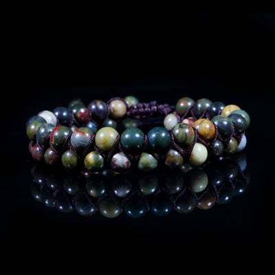 Verdant Earth Macramé Bracelet