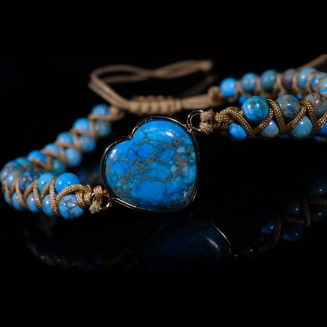 Turquoise Heart Bracelet – Calm • Confidence • Feminine Grace