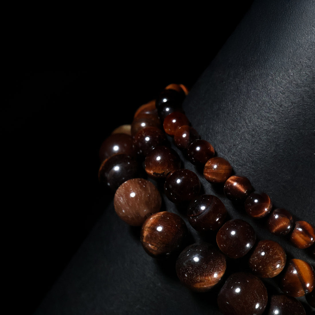Mahogany Tiger Eye — Signature Stack