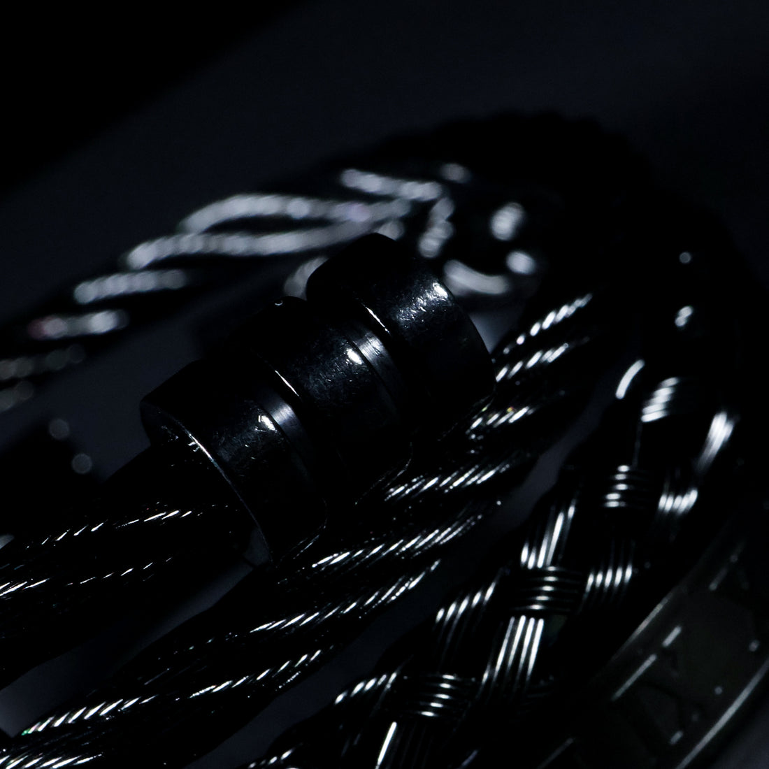 Black Rope Bracelet with Roman Numerals – Power in Precision