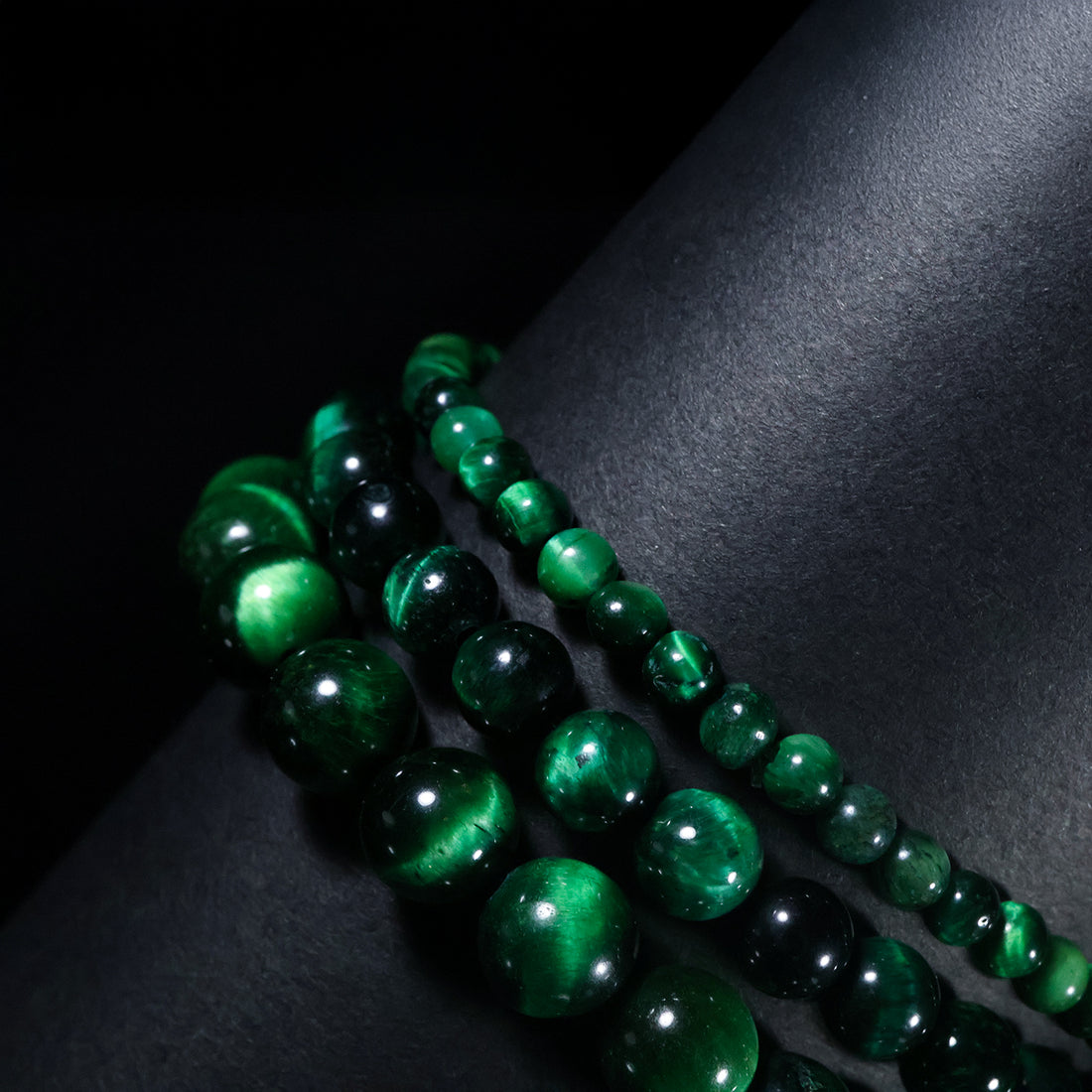 Emerald Tiger Eye — Signature Stack