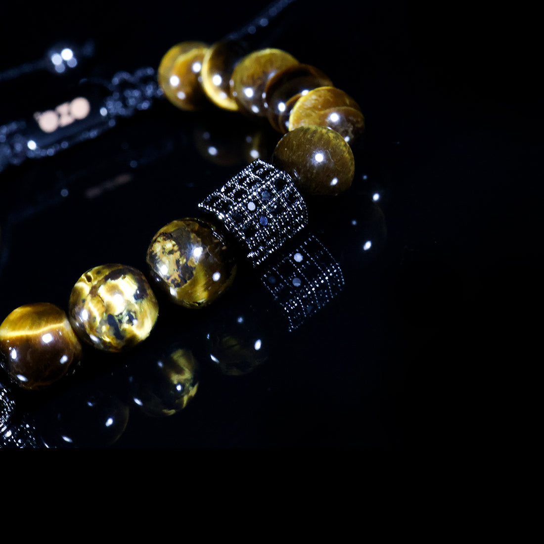 OZO Tiger Eye Crown Bracelet (GIFT SET)