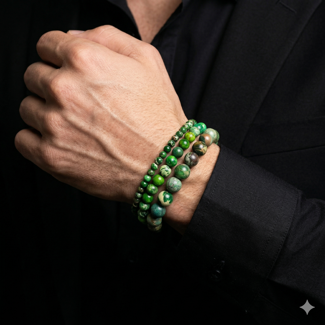 Emerald Imperial Jasper — Signature Stack