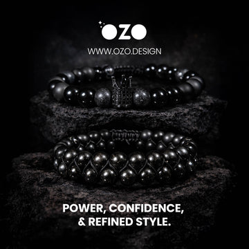 OZO Midnight Crown Stone Bracelet (GIFT SET)
