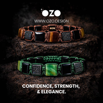OZO Imperial Stone Square Bracelet (GIFT SET)