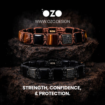 OZO Imperial Square Stone Bracelet (GIFT SET)